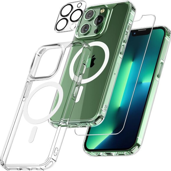 5 in 1 Magnetic for iphone 13 Pro Max Case - Picture 1 of 5